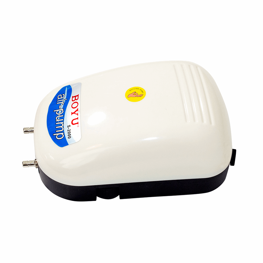  - BOYU S-2000 Luftpumpe, 480 L/h, 3 W, Eurostecker -  