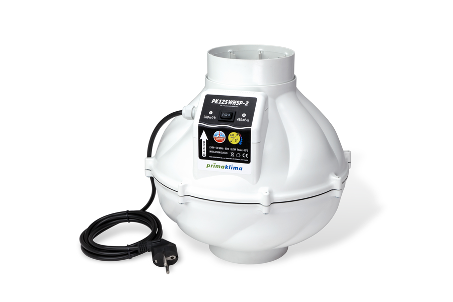  - Whisperblower AC Rohrventilator, 360/460 m³/h, 63 W, ø 125 mm Flansch -  