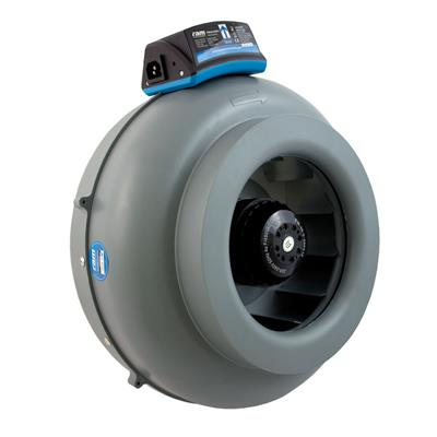  - RAM Inline Rohrventilator, 200 mm, 998 m³/h + EU Netzkabel mit IEC-Connector -  