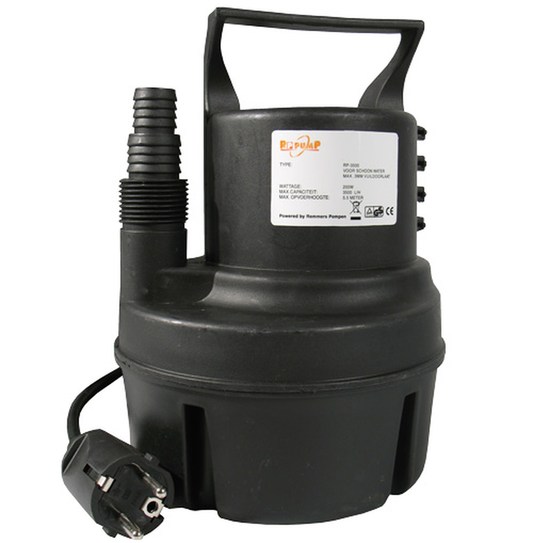  - Tauchpumpe, 3500 L/h, Förderhöhe 5,5 m, 200 W -  