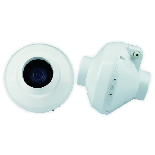  - Ventilution Rohrventilator, 250 m³/h, für 100 mm Rohr, Kunststoff -  