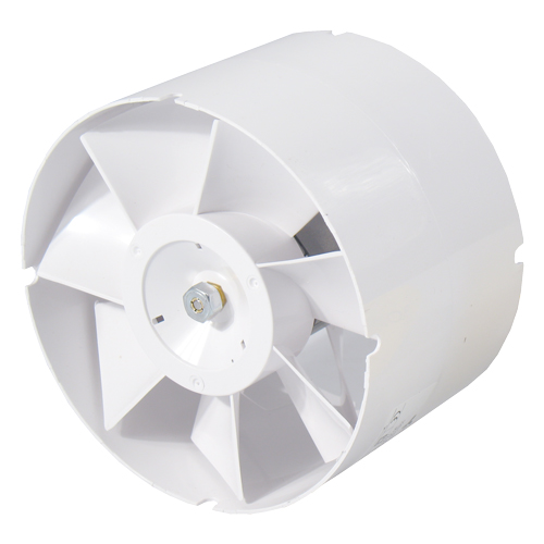  - Ventilution Axiallüfter, 298 m³/h, für 150 mm Rohr, gerader Anschluss -  