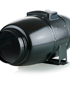  - Ventilution Silent Line, Metall-Rohrventilator, 1400 m³/h, für 250 mm Rohr, schwarz -  