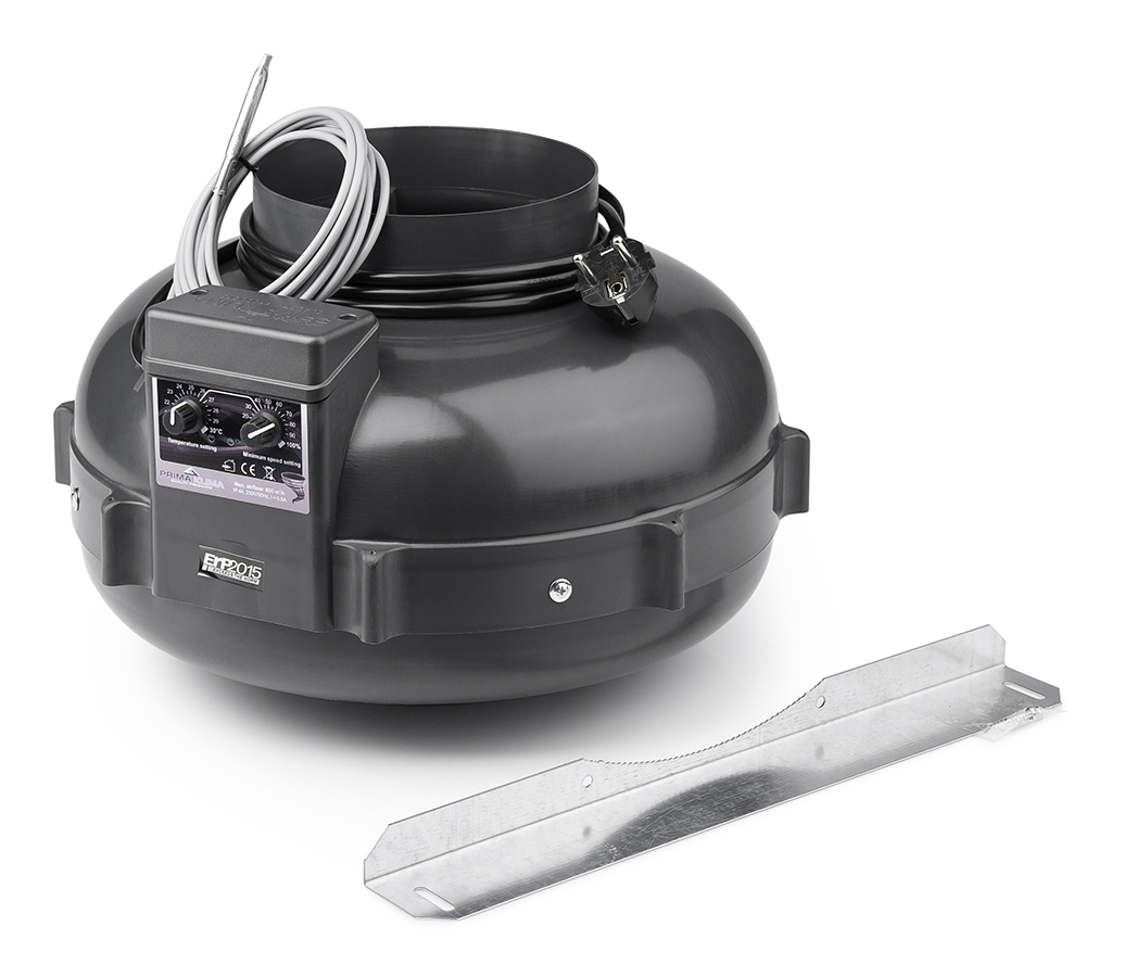  - PK Rohrventilator 160, 800 m³/h, ø 160 mm, Temperaturregelung -  