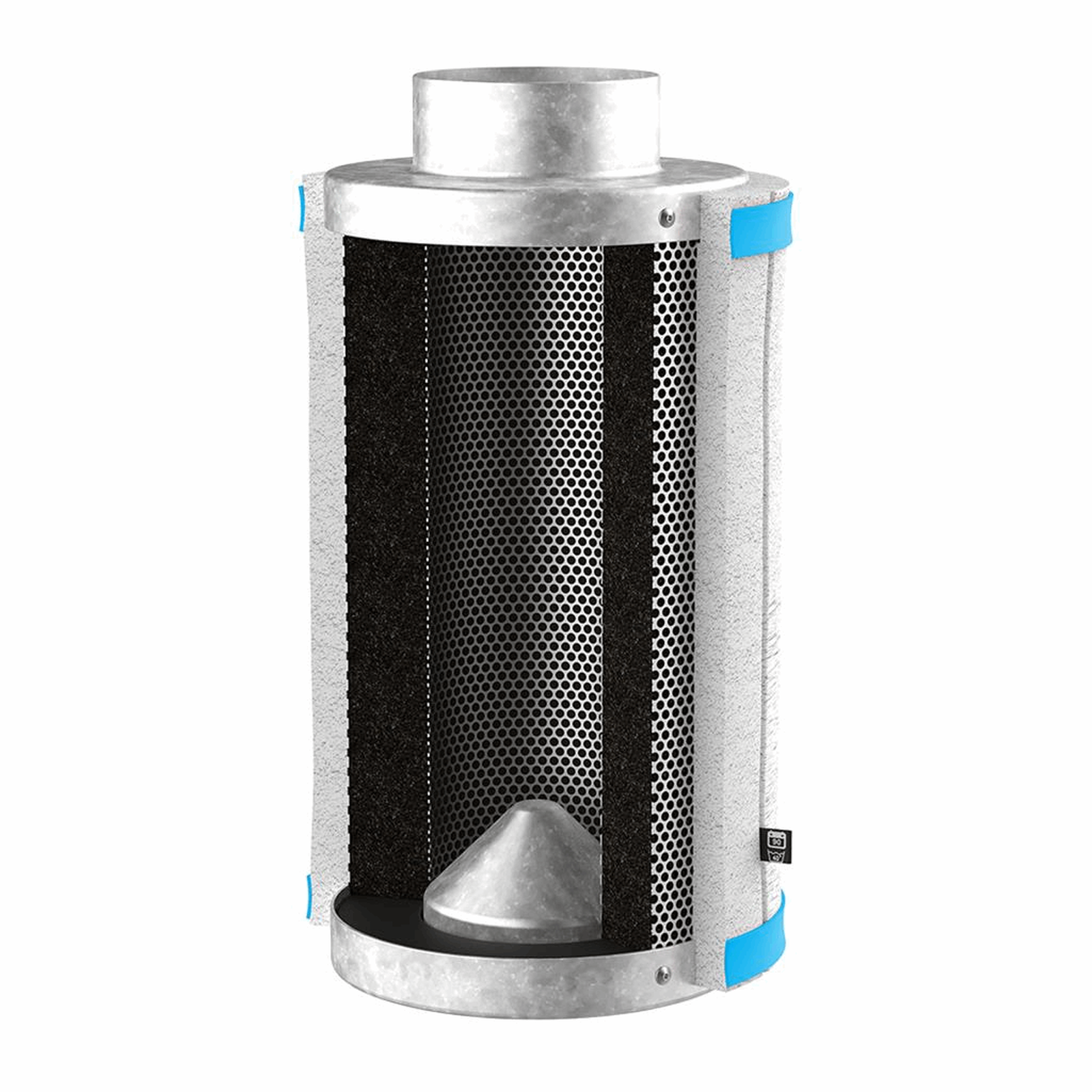  - RAM AirTECH HEAVY Aktivkohlefilter, 3100m³/h, ø 250 mm Anschlussflansch -  